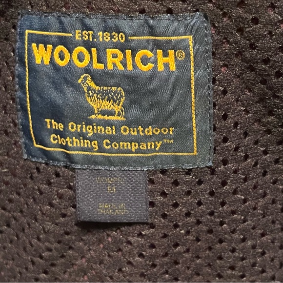 Woolrich Technowool Wool Full Zippered Vest Womens Size Medium Amethyst‎ Purple - Picture 2 of 9